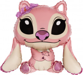 Шар (24''/61 см) Фигура, Любимый монстрик (надув воздухом), Розовый, 1 шт.