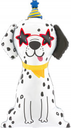 Шар (33''/84 см) Фигура, Далматинец в колпачке, 1 шт. в уп.