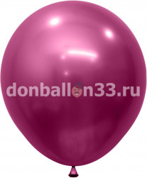 Шар (18''/46 см), Reflex, Зеркальный блеск, Фуше (912), хром, 6 шт.