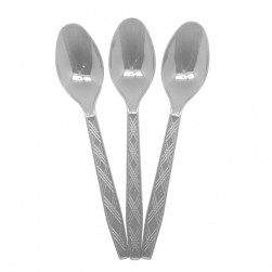 Ложки, Серебро, 15 см, 10 шт. в упак.