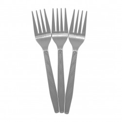 Вилки, Серебро, 15 см, 10 шт. в упак.