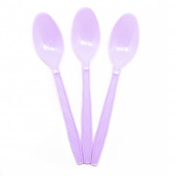 Ложки, Сиреневый, 15 см, 10 шт. в упак.