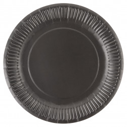 Тарелки (9''/23 см) Мастхэв, Черный, 6 шт.