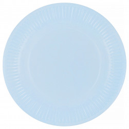 Тарелки (9''/23 см) Мастхэв, Голубой, 6 шт.