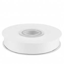 Лента атласная (1,2 см*22,85 м) Белый, 1 шт.