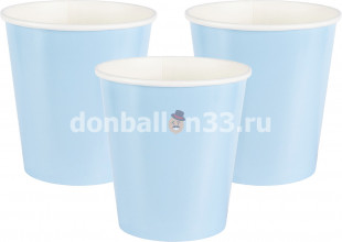 Стаканы (250 мл) Мастхэв, Голубой, 6 шт.