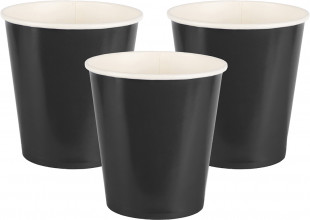 Стаканы (250 мл) Мастхэв, Черный, 6 шт.