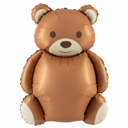Шар (34''/86 см) Фигура, Мишка (надув воздухом), 1 шт.