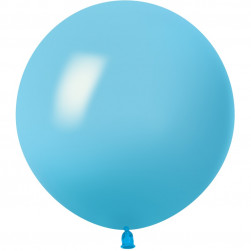Шар (24''/61 см), Голубой, пастель, 3 шт.