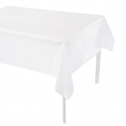 Скатерть одноразовая, Мастхэв, Белый, 137*274 см, 1 шт.