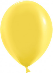 Шар (12''/30 см), Желтый, пастель, 100 шт.