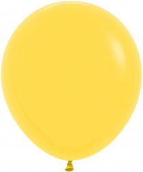 Шар (18''/46 см) Желтый (020), пастель, 25 шт.