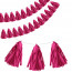 Логотип «Гирлянда Тассел, Ярко-розовый, 35*12 см, 12 листов.»