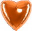 Логотип «Шар (18''/46 см) Сердце, Оранжевый, 1 шт.»
