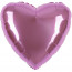 Логотип «Шар (18''/46 см) Сердце, Светло-розовый, 1 шт.»