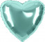 Логотип «Шар (18''/46 см) Сердце, Тиффани, 1 шт.»