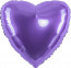 Логотип «Шар (18''/46 см) Сердце, Сиреневый, 1 шт.»