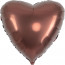 Логотип «Шар (19''/48 см) Сердце, Каштан, Бохо, 1 шт.»
