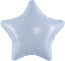 Логотип «Шар (36''/91 см) Звезда, Небесный, 1 шт. в уп.»