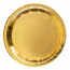 Логотип «Тарелки (9''/23 см) Золото, Металлик, 6 шт.»