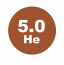 Логотип «Гелий марка 5.0 (99,999%), 40л., 150атм»