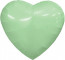 Логотип «Шар (19''/48 см) Сердце, Олива, 1 шт.»