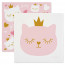 Логотип «Сервировочные салфетки, Котенок Принцесса, 33*33 см, 20 шт.»