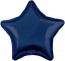 Логотип «Шар (19''/48 см) Звезда, Сапфир, 1 шт.»