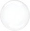Логотип «Шар (24''/61 см) Сфера, Deco Bubble (черная упаковка), Прозрачный, Кристалл, 10 шт. в уп.»