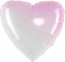 Логотип «Шар (32''/81 см) Сердце, Розовый, Градиент, 1 шт.»