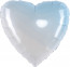 Логотип «Шар (18''/46 см) Сердце, Голубой, Градиент, 1 шт.»