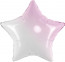 Логотип «Шар (18''/46 см) Звезда, Розовый, Градиент, 1 шт.»