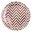 Логотип «Тарелки (7''/18 см) Зигзаги, Белый/Розовое золото, Металлик, 6 шт.»