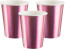 Логотип «Стаканы (250 мл) Розовый, Металлик, 6 шт.»