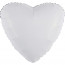 Логотип «Шар (30''/76 см) Сердце, Белый, 1 шт. в уп.»