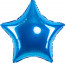 Логотип «Шар (32''/81 см) Звезда, Синий, 1 шт.»