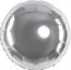 Логотип «Шар (32''/81 см) Круг, Серебро, 1 шт.»