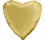 Логотип «Шар (19''/48 см) Сердце, Мистик, Золото, Сатин, 1 шт.»