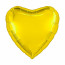 Логотип «Шар (19''/48 см) Сердце, Золото, 1 шт.»