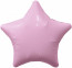 Логотип «Шар (19''/48 см) Звезда, Мистик, Розовый фламинго, Сатин, 1 шт.»