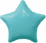 Логотип «Шар (19''/48 см) Звезда, Мистик, Аквамарин, Сатин, 1 шт.»