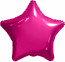 Логотип «Шар (19''/48 см) Звезда, Фуксия, 1 шт.»
