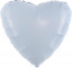 Логотип «Шар (19''/48 см) Сердце, Небесный, 1 шт.»