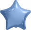 Логотип «Шар (19''/48 см) Звезда, Мистик, Лазурь, Сатин, 1 шт.»