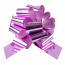 Логотип «Бант Шар, Розовый, Металлик, 21 см, 1 шт. в упак.»