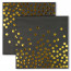 Логотип «Сервировочные салфетки, Конфетти, Черный/Золото, Металлик, 33*33 см, 12 шт.»
