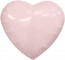 Логотип «Шар (36''/91 см) Сердце, Пыльная роза, 1 шт. в уп.»