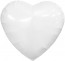 Логотип «Шар (36''/91 см) Сердце, Белый, 1 шт. в уп.»