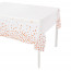 Логотип «Скатерть одноразовая, Звезды, Белый/Розовое золото, 137*274 см, 1 шт.»
