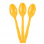 Логотип «Ложки, Желтый, 15 см, 10 шт. в упак.»